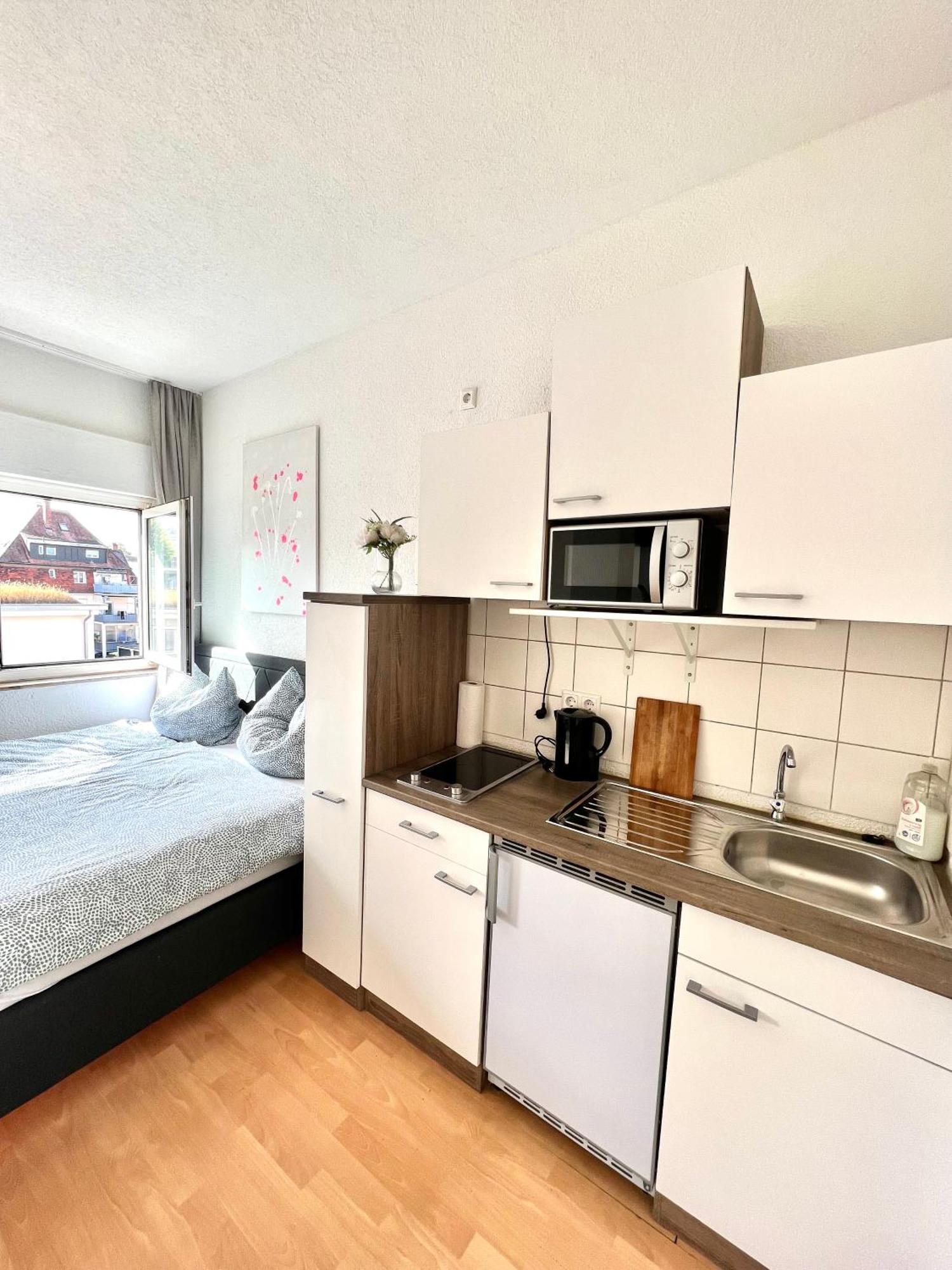 Budget City Appartement Kueche,Bad, Parken Im Zentrum Von Ravensburg Luaran gambar